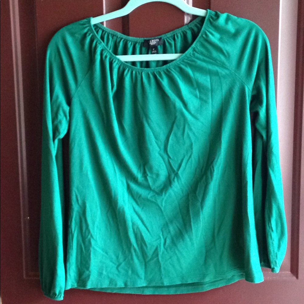 Green Long Sleeved Shirt